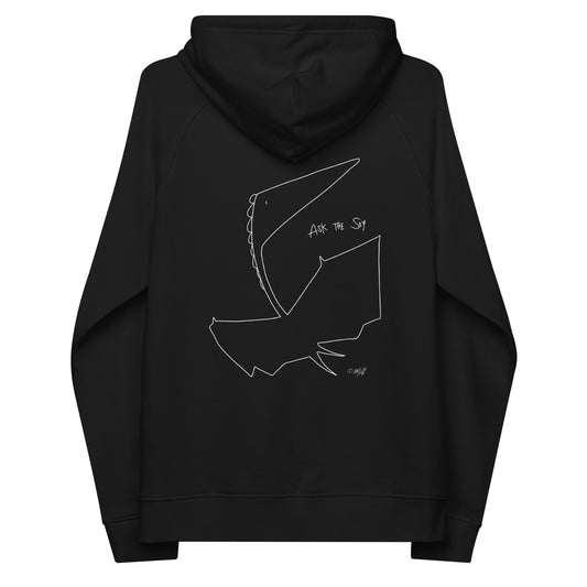 Mobs Ask The Sky Dino Unisex Bio-Hoodie